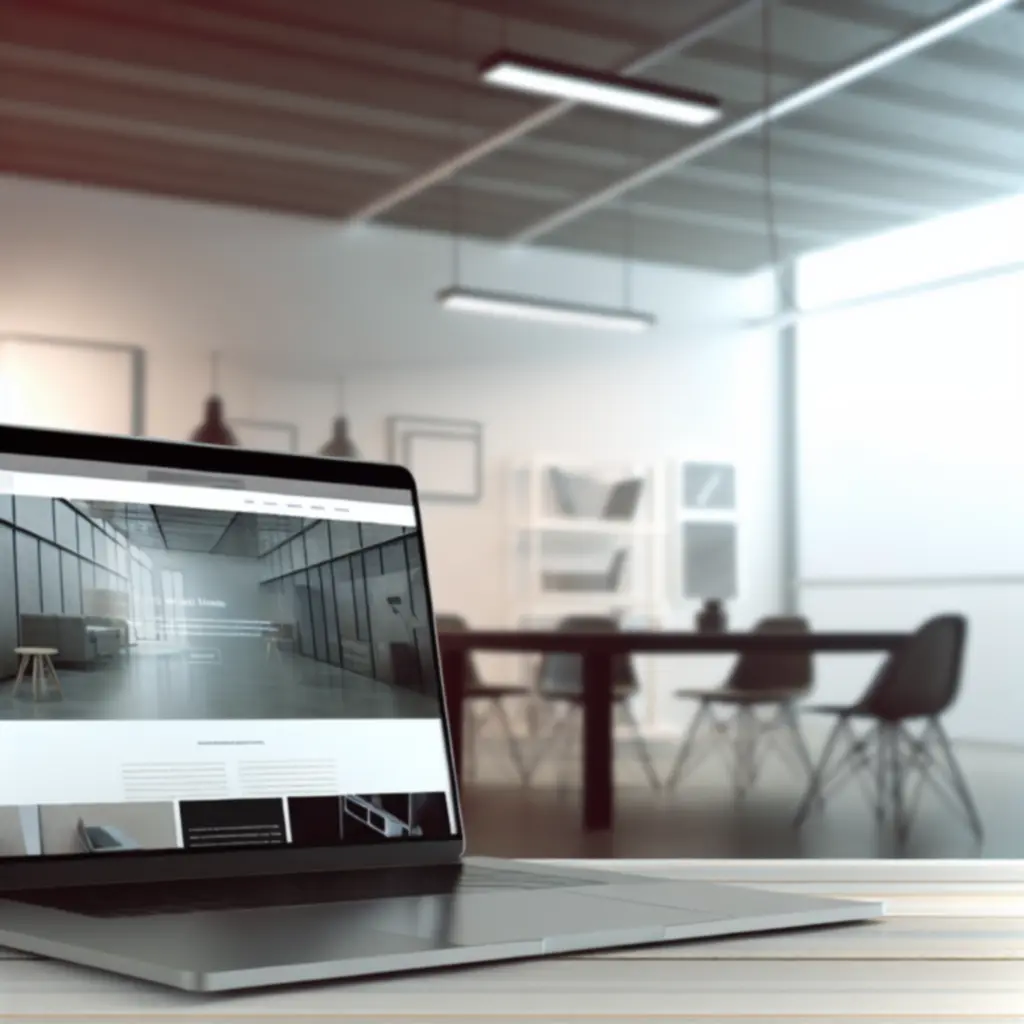 Nowoczesny projekt strony internetowej start-upu technologicznego z minimalistycznym układem