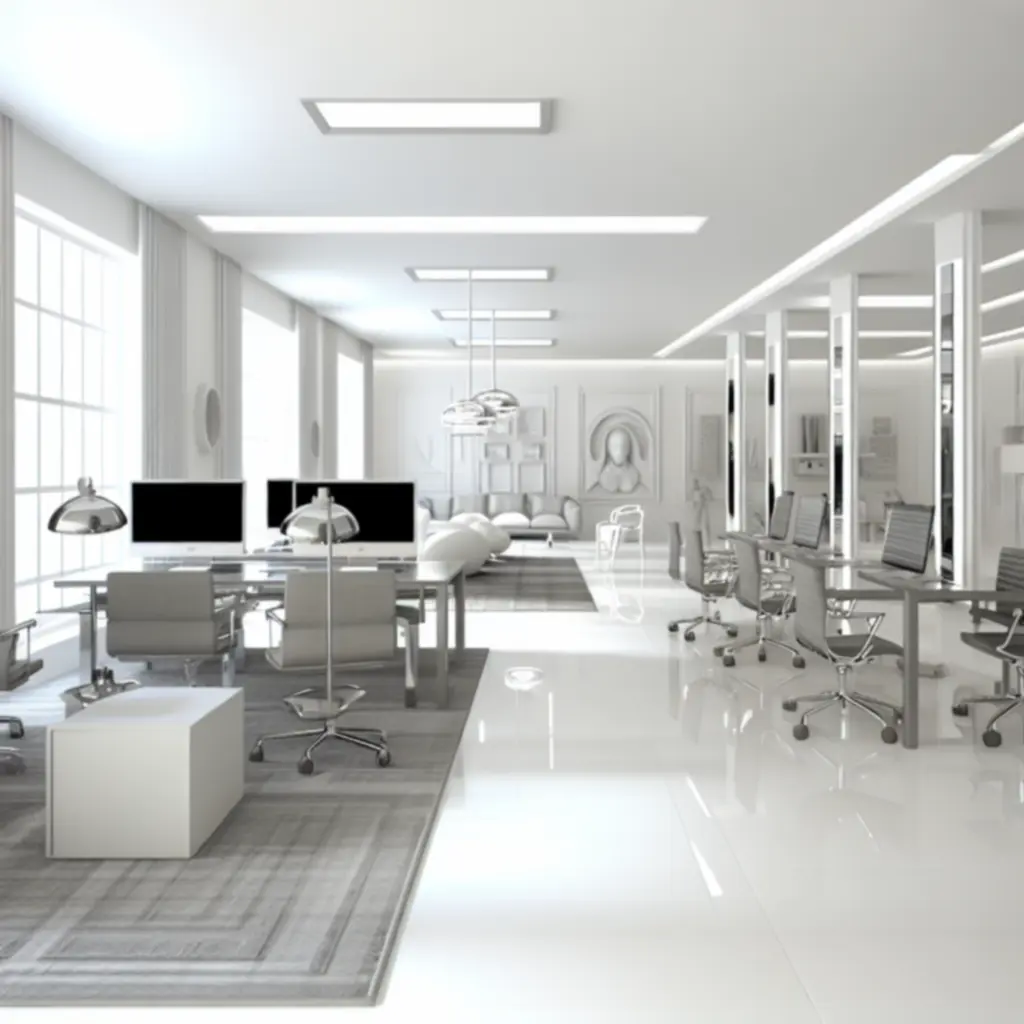 Nowoczesne, minimalistyczne wnętrze studia ProjektBrand