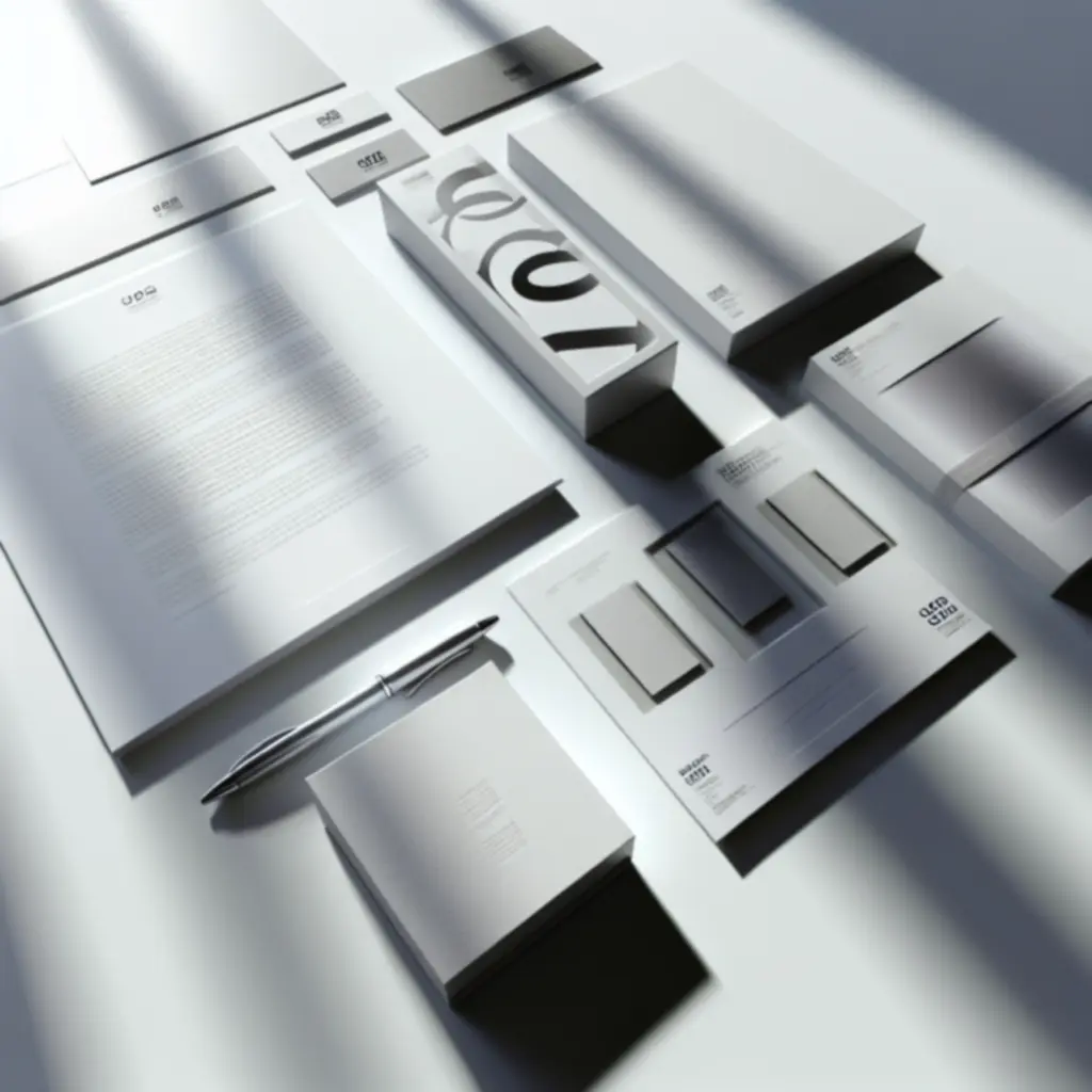 Prezentacja kompletnej identyfikacji wizualnej marki premium