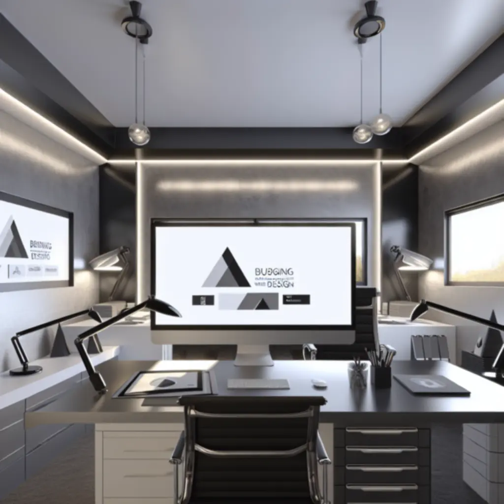 Elegancka prezentacja projektów brandingowych i stron internetowych ProjektBrand