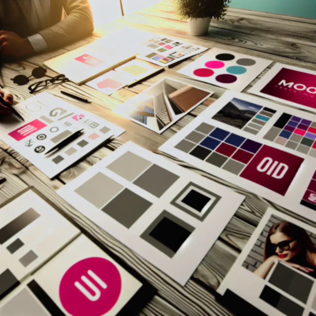 Zestaw koncepcji logo i systemów identyfikacji wizualnej